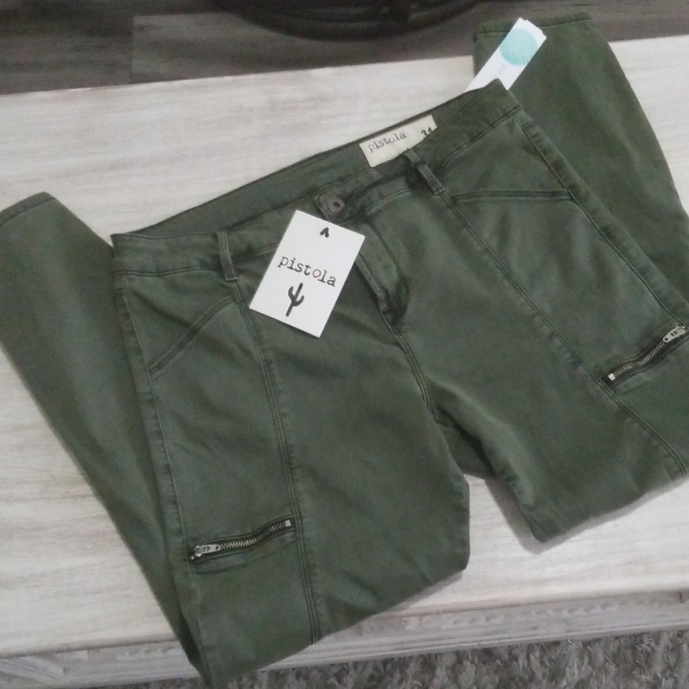 Pistola Olive Green Pants